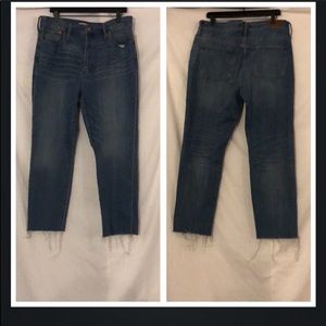 Madewell cropped jeans
